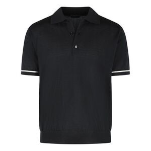 Tom Ford Cashmere And Black Silk Polo Shirt Men